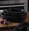 Holm PURE BLACK Naczynie Żaroodporne - Forma do Zapiekania 29 cm Czarna