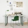 Muuto VISU Krzesło Drewniane - Zielone Dusty Green 2 Szt.