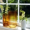 Lyngby Porcelain LYNGBY Wazon Szklany 31 cm Bursztynowy Amber