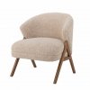 Bloomingville CAMINO Fotel Tapicerowany Boucle / Beżowy