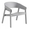 Muuto COVER LOUNGE Krzesło Drewniane - Szare