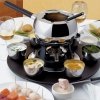 Alessi MAMI Zestaw do Fondue Bourguignonne / Czarny Stojak
