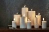 Villa Collection PILLAR Duża Świeca Bryłowa 20 cm Biała