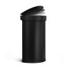 simplehuman Kosz na śmieci 45 L SENSOR LINER POCKET Półokrągły z Czujnikiem Ruchu / Czarny