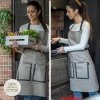 Guzzini NATURAL STYLE Bawełniany Fartuch Kuchenny / Taupe