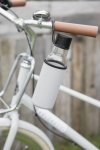Sagaform TO GO Szklana Butelka na Wodę w Pokrowcu 600 ml Szara