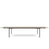 Eva Solo TAFFEL Stół Rozkładany 90 x 250-370 cm Czarny / Blat Czarny