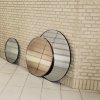AYTM - CIRCUM Lustro Ścienne Okrągłe 110 cm Różowe