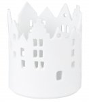 Rader HOME Świecznik City Light 11 cm Domek Biały