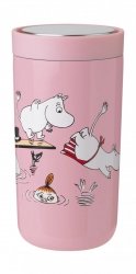 Stelton TO GO Kubek Termiczny 200 ml MUMINKI Różowy Swim