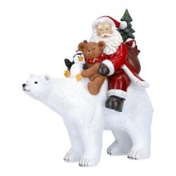 Merry Moments CHRISTMAS Św. Mikołaj na Niedźwiedziu Polarnym