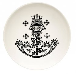 Iittala TAIKA Talerz Głęboki 20 cm Czarny