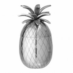 Bloomingville YUICHI Pojemnik na Lód - Ananas / Srebrny