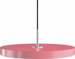 Umage ASTERIA Lampa Wisząca 43 cm ze Srebrnym Mocowaniem / Różowa