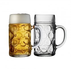 Lyngby Glass BAR Kufel do Piwa 1 l - 2 Szt.