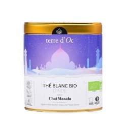 Terre d'Oc WHITE TEA Organiczna Biała Herbata 80g Chai Massala