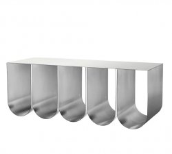 Kristina dam studio CURVED Stalowa Ławka / Srebrna Matowa