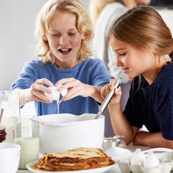Rosti MARGARETHE Miska Kichenna z Melaminy - Zestaw 4 Misek z Pokrywkami 8 El. - Niebieski