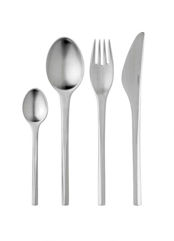STELTON Norstaal - Sztućce Prisme dla 4 Osób