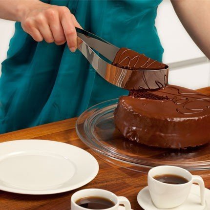 Magisso CAKE SERVER Nóż i Łopatka do Ciasta 2w1 / Zielony