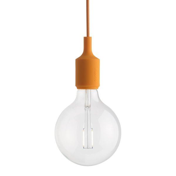 Muuto E27 Lampa Wisząca Żarówka LED / Pomarańczowa - Light Orange