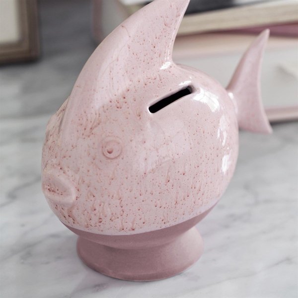 Kähler SPAREDYR Skarbonka Ceramiczna - Różowa