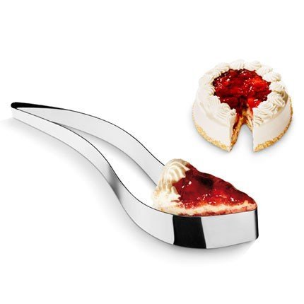 Magisso CAKE SERVER Nóż i Łopatka do Ciasta 2w1 / Srebrny Stalowy - Edycja Limitowana