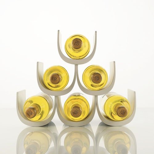 Alessi NOE Modułowy Stojak na Butelki - Wino / Biały