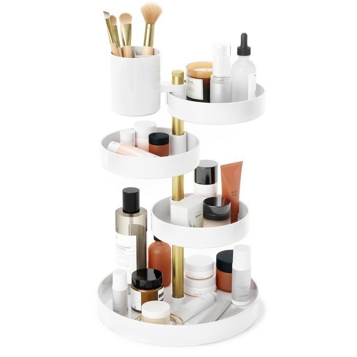 Umbra PIROUETTE Organizer na Kosmetyki / Pojemnik do Przechowwywania - Biały