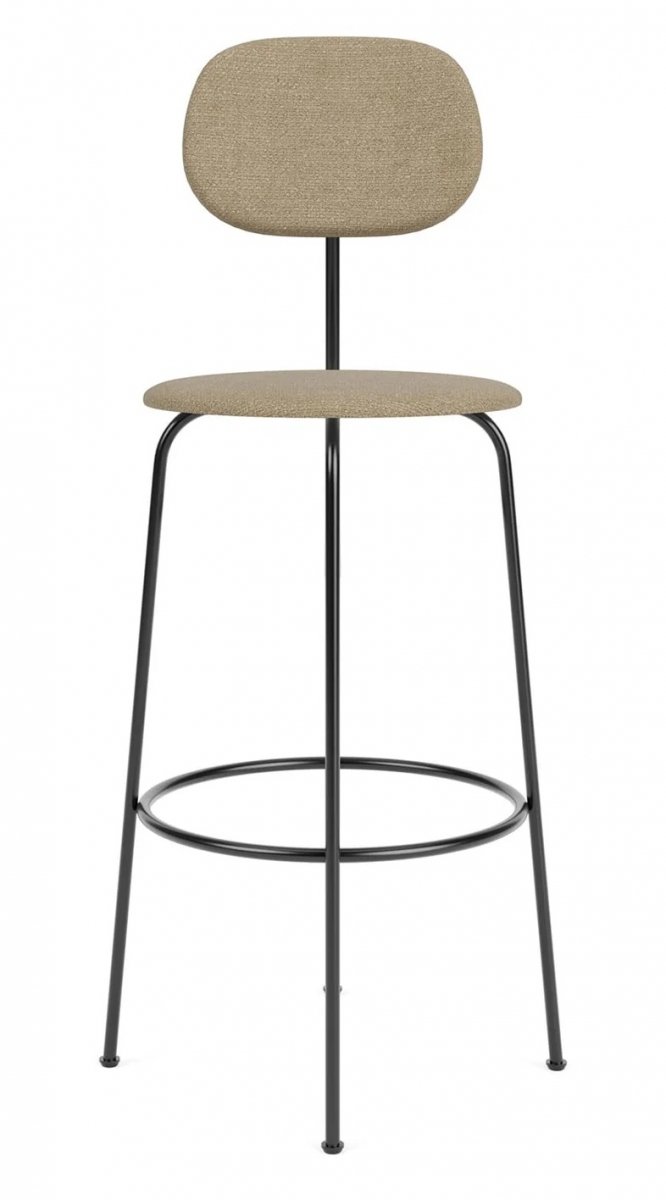 Audo AFTEROOM PLUS Hoker Tapicerowany - Krzesło Barowe 107 cm / Tkanina Bouclé 02