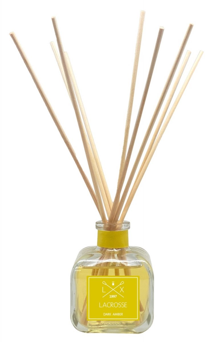 Lacrosse CLASSIC Dyfuzor Zapachowy z Patyczkami 200 ml / Zapach Drzewny Dark Amber