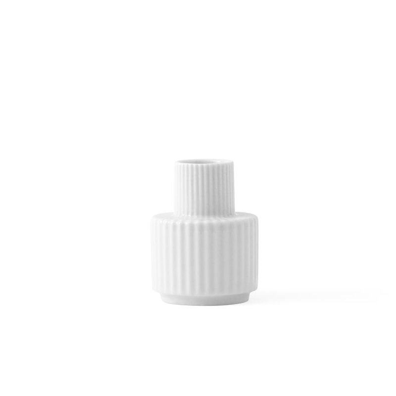 Lyngby Porcelain LYNGBY Świecznik 7 cm Biały