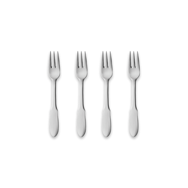 Georg Jensen MITRA Widelczyki do Ciasta 4 Szt.