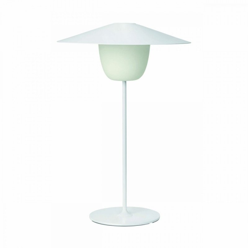 Blomus ANI Bezprzewodowa Lampa LED 2w1 Stołowa/Wisząca 49 cm Biała