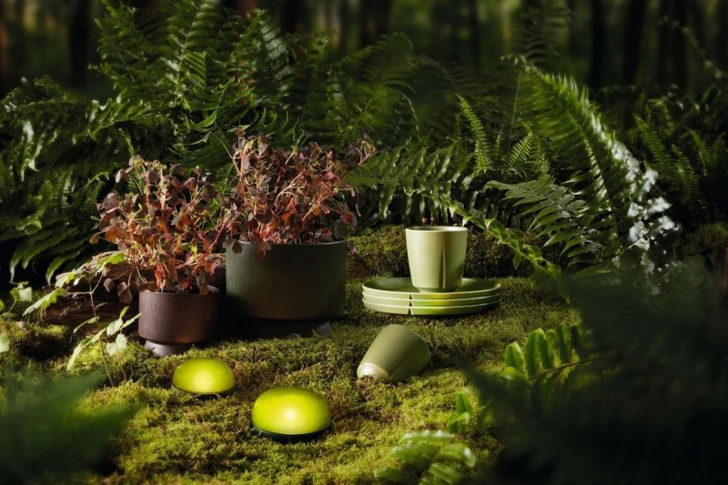 Rosendahl CACHEPOT Doniczka do Kwiatów 15 cm Ciemnozielona