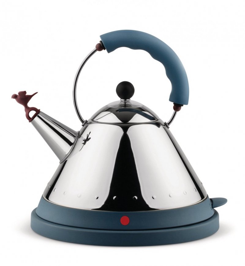 Alessi MG32 Stalowy Czajnik Elektryczny 1,5 l / Niebieski
