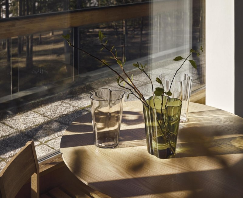 Iittala AALVAR AALTO Wazon do Kwiatów 27 cm / Transparentny