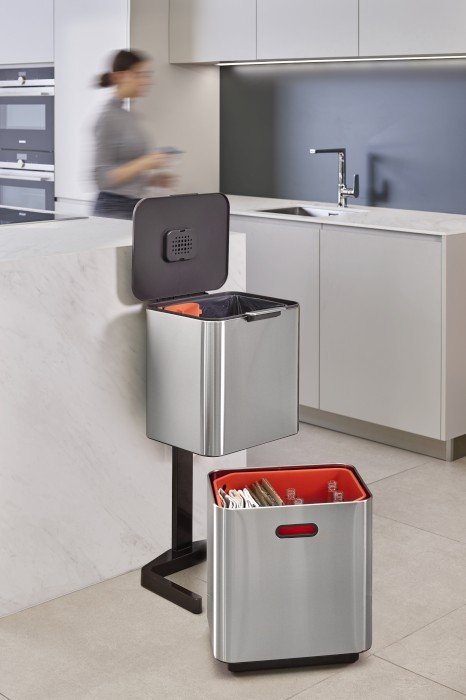 Joseph Joseph TOTEM MAX Kosz do Segregacji Odpadów Inteligent Waste 60 l Stalowy