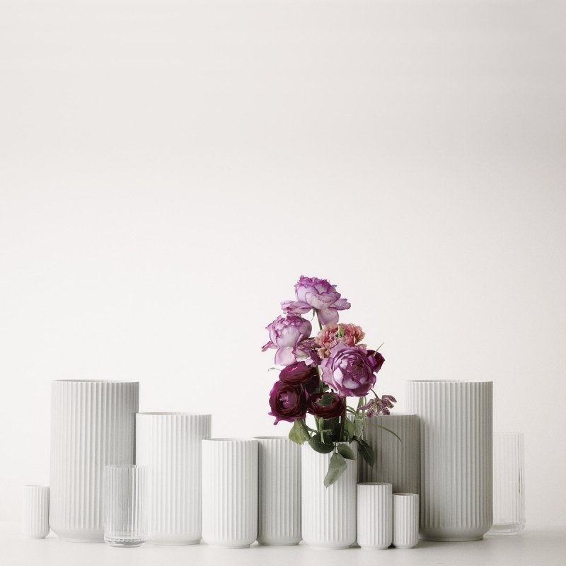 Lyngby Porcelain LYNGBY Wazon do Kwiatów 12 cm Czarny