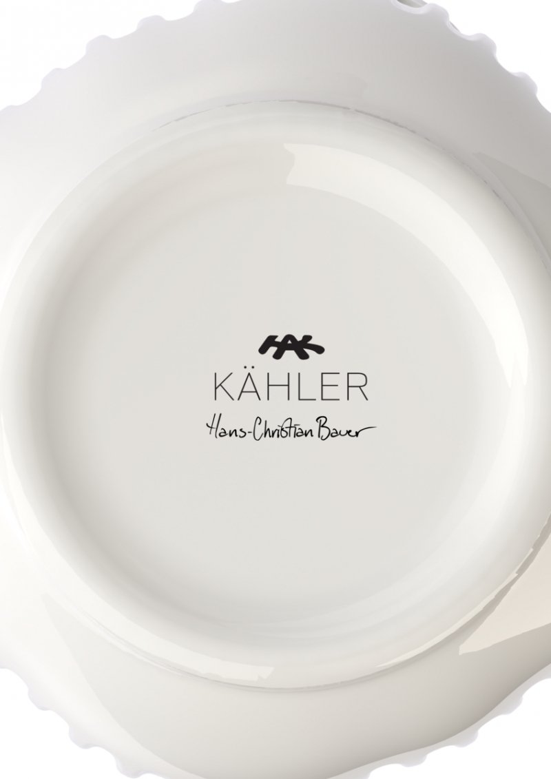 Kahler UNFOLD Wazon do Kwiatów 20,5 cm / Biały