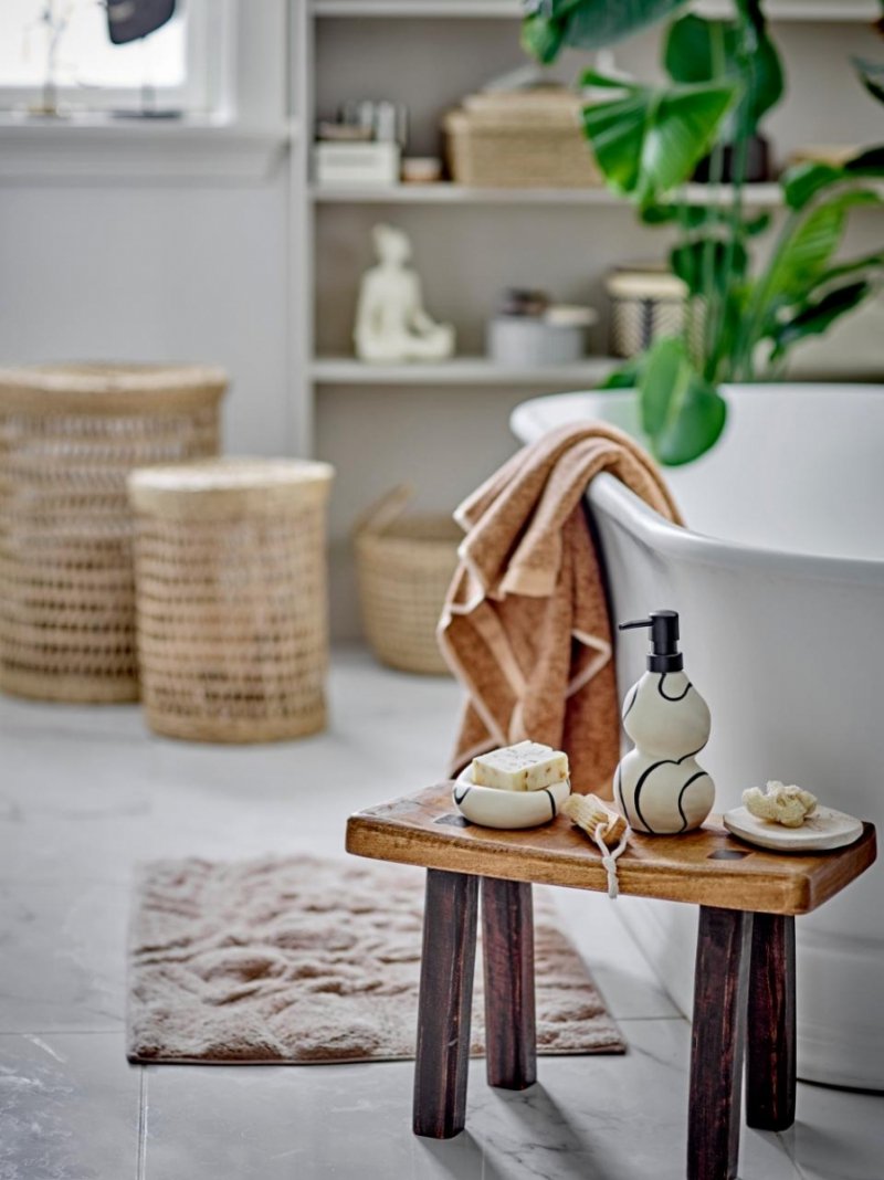 Miska Minna Bloomingville z ręcznie malowanym wzorem