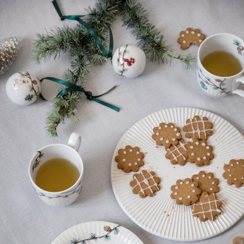 Kähler HAMMERSHØI CHRISTMAS Bombka Porcelanowa 2018