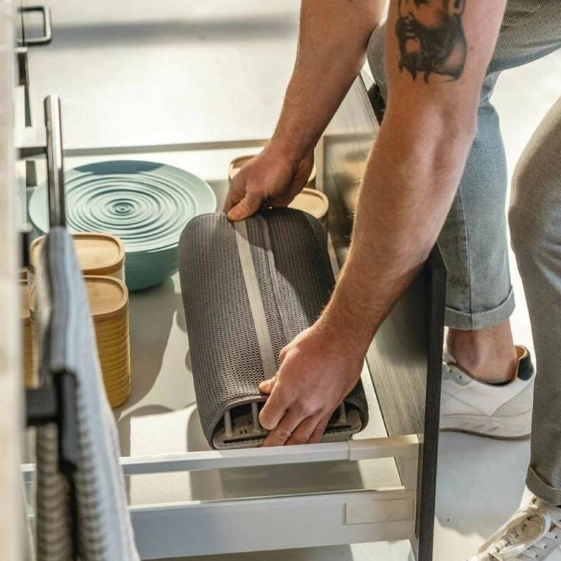 Guzzini DRY SAFE Składana Mata do Suszenia Naczyń / Szara