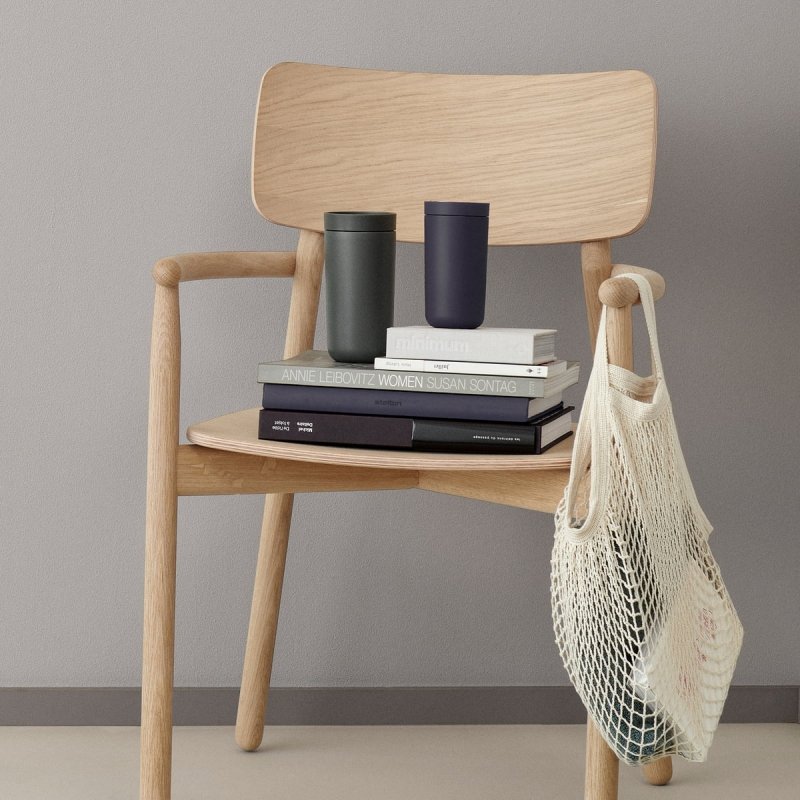 Stelton TO GO CLICK Stalowy Kubek Termiczny 200 ml / Granatowy