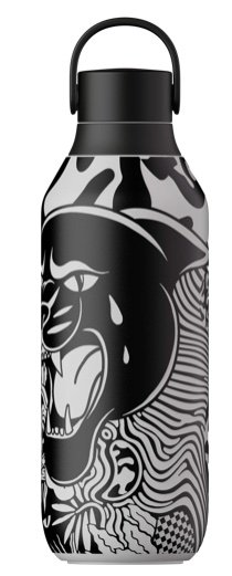 Chilly's SERIES 2 Stalowa Butelka Termiczna 500 ml z Grafiką / Studio Nine Lives