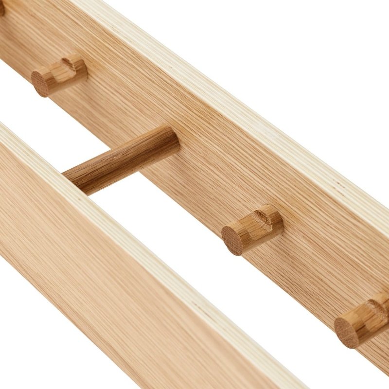 Menu EPOCH Wieszak Ścienny na Ubrania, Ręczniki 50 cm / Dąb Naturalny