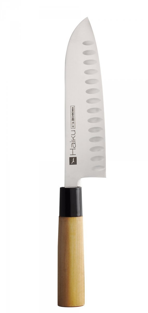 Chroma HAIKU Japoński Nóż Santoku Karbowany 170 mm