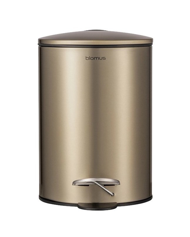 Blomus TUBO Kosz na Śmieci 3 l / Mosiądz