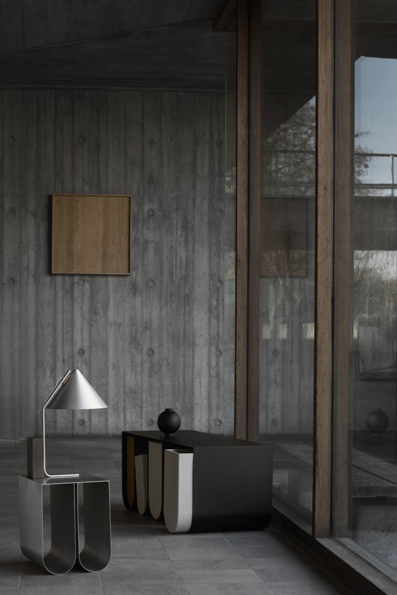 Kristina dam studio CONE Lampa Stołowa - Biurkowa / Srebrna