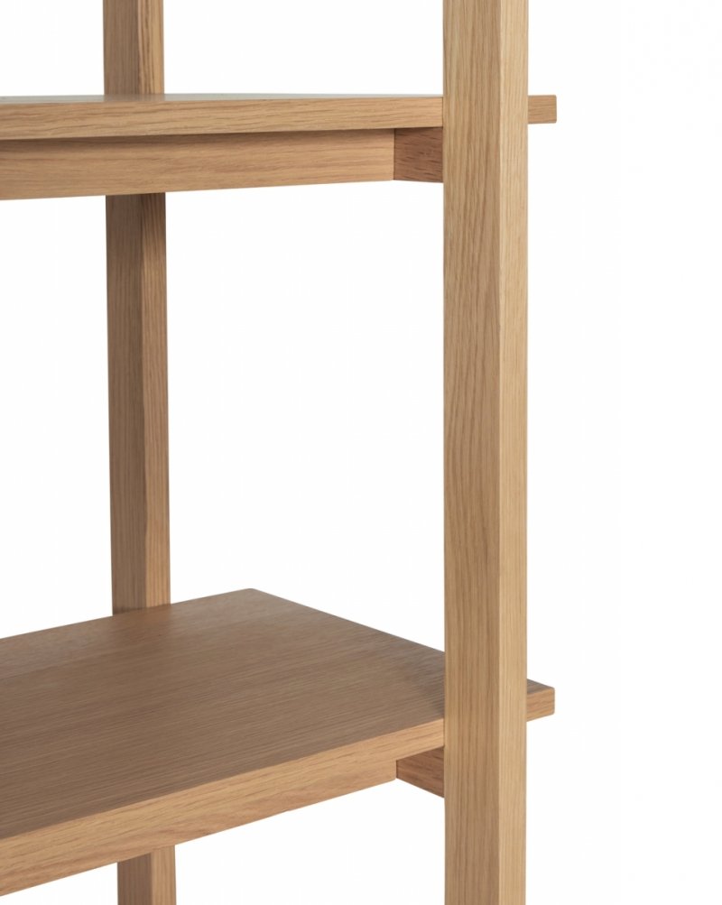 Hübsch EPOCH Regał Dębowy z 5 Półkami / 150 cm